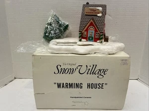 New/Open Box*Department/Dept 56 Snow Village "Warming House"*5145-4 - Picture 1 of 4