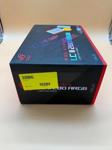 ASUS ROG Strix LC II 280 ARGB Refroidisseur CPU liquide tout-en-un (AIO) avec Aura 3390G - Photo 1/12
