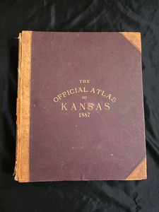 1887 The Official State Atlas of Kansas L.H. Everts & Co. 339 Pages - Bild 1 von 24