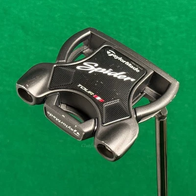 TaylorMade Spider Tour Black #3 35" Slant-Neck Mallet Putter w/Super Stroke & HC - Image 1 of 4