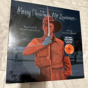 Merry Christmas Mr Lawrence LP Soundtrack Ryuichi Sakamoto on Orange Vinyl New - Picture 1 of 8