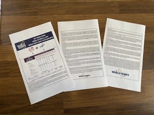 Juego 1 Serie Mundial 2024 - NOTAS POSTERIORES AL JUEGO - Dodgers vs Yankees - Freeman Ohtani - Imagen 1 de 4