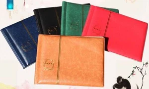 10 Pages 180 Coin Holder Collection Storage Case World Coin Pocket Album Book - Picture 1 of 3