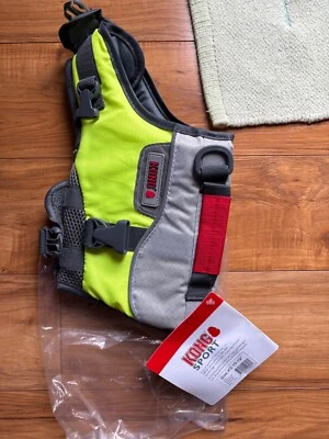 KONG Aqua Float Dog Life Jacket Vest Safety Handle XS Girth 15"-19" - Image 1 of 2
