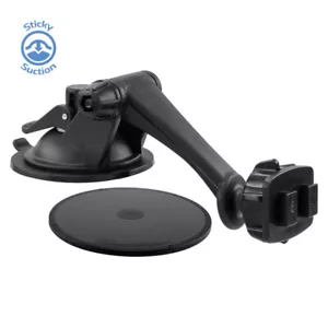 Parabrezza/montaggio cruscotto aspirazione appiccicoso con braccio da 3" adatto adattatore doppio T GN079WD-SBH - Foto 1 di 2