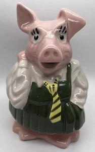 NATWEST Pig Annabel With Stopper Girl Wade Money Box Vintage Great Condition - Picture 1 of 16