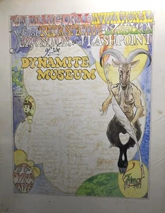 Michael K Frith "First Retro Exhibit Expo" Hand Done Original Cartoon Drawing 71 - Picture 1 of 5