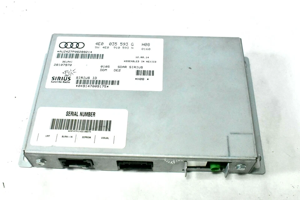 Ordenador receptor satélite Audi S6 S8 A6 A8 2003 03 04 05 06 07 08 09 10  Foto 1 de 4