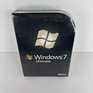 Microsoft Windows 7 Ultimate - 64 Bit / 32 Bit - Full Install Disks - New Sealed - Picture 1 of 7