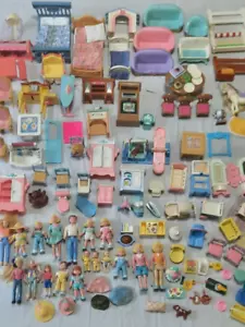 Fisher Price Loving Family 115 Piece Dollhouse Lot Of Dolls Furniture Accessory - Picture 1 of 23