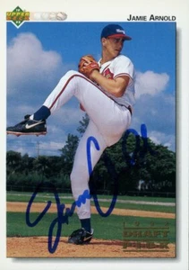 1992 Upper Deck Macon Braves JAMIE ARNOLD Signed Card autograph RC - Picture 1 of 1