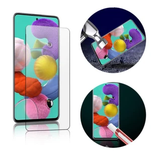 2 Pack For Samsung Galaxy A71 A51 Tempered Glass Screen Protector Film - Picture 1 of 18
