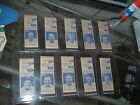 1949 AAFC Baltimore Colts Matchbook Cover SET of 10 with Tittle and Gambino