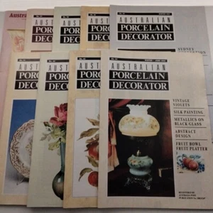 Australian Porcelain Decorator - Vintage 1990's Magazine Bundle Lot 9 Issues - Foto 1 di 15