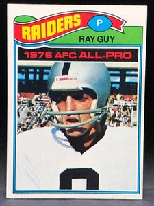 1977 Topps RAY GUY Card No. 320 Crease-Free EX+ Oakland Raiders - Picture 1 of 2