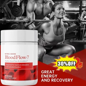 NitricOxide BloodFlow-7 Capsules - Nitrosigine supplement - 60 Capsules DE2025 - Bild 1 von 12