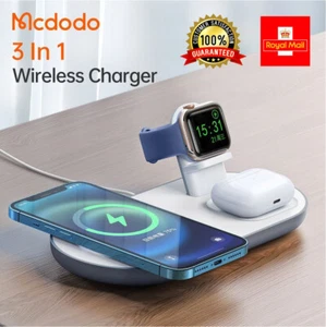 Wireless iPhone Charger Watch White and Black Mcdodo - Picture 1 of 15