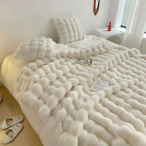 Warm Imitation Fur Blanket Winter Warmth Super Comfortable Bed Blankets Winter