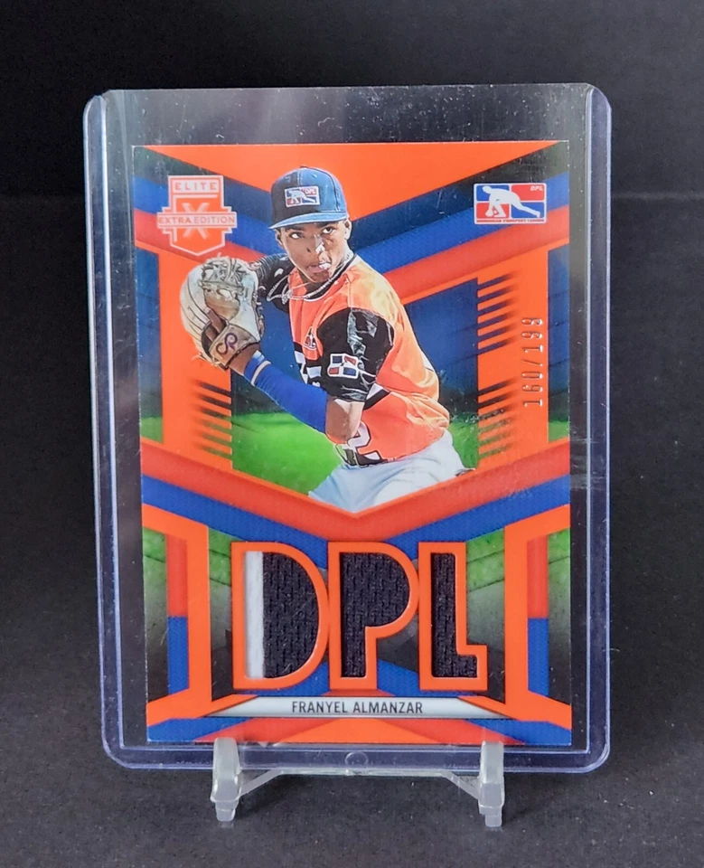 2023 Elite Extra Edition DPL MATERIALS ORANGE #DPM-FA FRANYEL ALMANZAR /199 - Image 1 of 3
