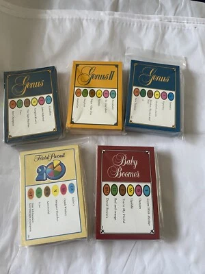 Trivial Pursuit, Trivia Question Answer Quiz Cards, Extra Various Spare Choose - Image 1 of 4