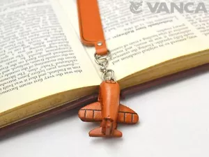 Marcador de dijes de cuero de avión *VANCA* hecho en Japón #61561 - Imagen 1 de 9