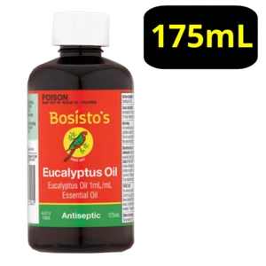 Bosisto's Eucalyptus Oil 175mL 100% Pure Natural Antiseptic Kills Germs Bacteria - Picture 1 of 1