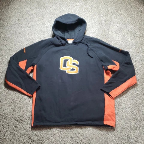 Oregon State Beavers Sweatshirt Mens XL Black Columbia Pullover Hoodie Pockets Cover