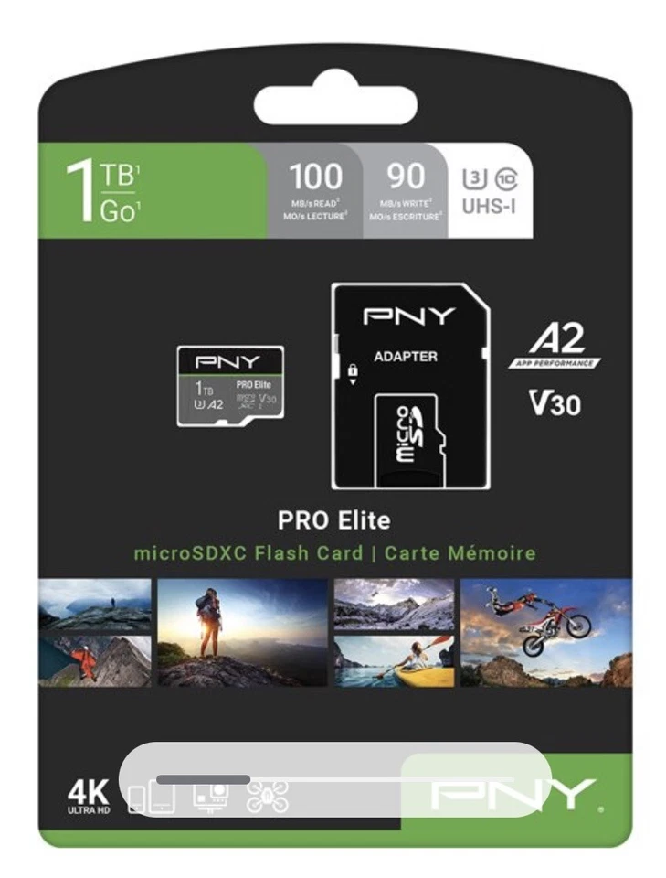 PNY Pro Elite V30 Micro SDXC 1TB Flash Card - Image 1 of 1