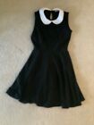 "Hot Topic" ?Wednesday Adams? Black & White Pullover-Women?S (S) Dress-Pre-Owned