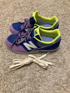 Kids' New Balance for J.Crew Crewcuts 996 lace-up sneakers K5 Glow in the dark - Picture 1 of 6