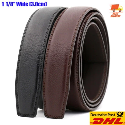 Herren Gürtel Ratsche Automatik Gürtel für Männer 30mm Breit Ledergürtel