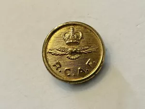 Vintage Royal Canadian Air Force Uniform Button - Picture 1 of 3