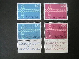 Yougoslavie Europe Cept Minr. 1416-1417 Neuf & Timbrés (G 309) - Picture 1 of 1