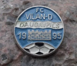FC Vilan-D 1995 Daugavpils Latvia Dinaburg FC Football Club Soccer Pin Badge - Picture 1 of 4