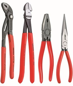 KNIPEX 4 PIECE PLIERS CUTTER COBRA DIAGONAL LONG NOSE PLIER SALE MADE IN GERMANY - Picture 1 of 3