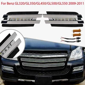 LED Daytime Running Lights DRL For Benz GL320/GL350/GL450/GL500/GL550 2006-2011 - Picture 1 of 11