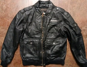 Giacca Moto Donna M Harley Davidson Pelle Nera RN 103819 CA 03402 - Foto 1 di 12