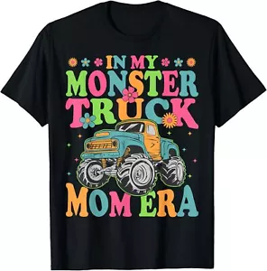 Groovy In My Monster Truck Mom Era Monster Truck Mom Mother T-Shirt Hoodie - Picture 1 of 13