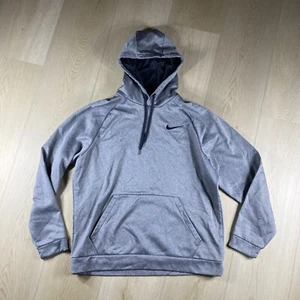 Sudadera con Capucha Nike Para Hombre Talla XL Gris Dri Fit Swoosh Pullover - Imagen 1 de 4