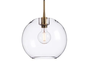 Belid Gloria Swedish Glass Orb Pendant Ceiling Light 32cm Large Handblown - Picture 1 of 5