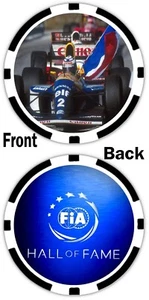 ALAIN PROST - FIA HALL OF FAME - POKER CHIP - FORMULA 1 , F1 , BOXCARS - Picture 1 of 2