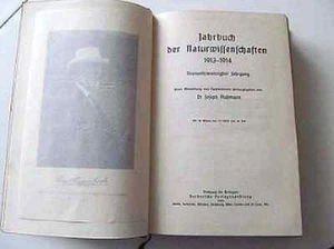 Altes Fach Buch Jahrbuch der Naturwissenschaften 1913 - 1914 Ausgabe 1914 - Picture 1 of 1