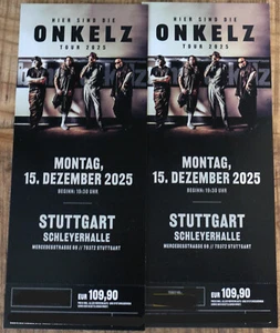 Konzertkarten Böhse Onkelz 2025 Stuttgart - Bild 1 von 2