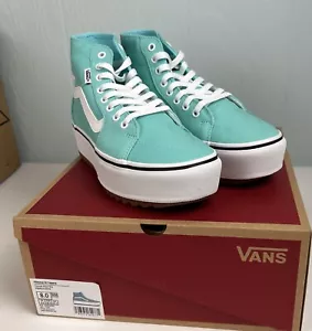 NIB Turquoise Vans Filmore Hi Tapered Platform ST women's high-top shoes 8 - Picture 1 of 6