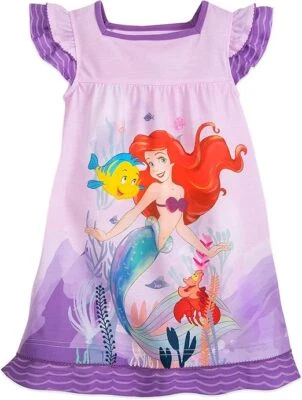 Disney Ariel the Little Mermaid Nightshirt for Girls Size 9/10 - Image 1 of 3