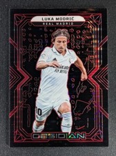 2022-23 Panini Obsidian LUKA MODRIC /30 Red Pulsar Electric Etch Real Madrid