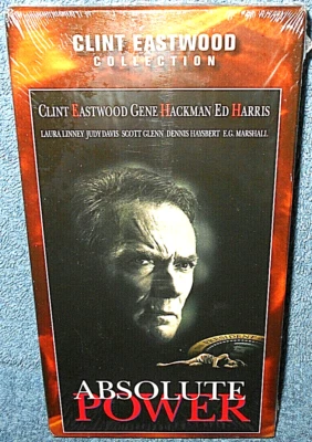 ABSOLUTE POWER - CLINT EASTWOOD COLLECTION - VHS C2598 - BRAND NEW SEALED - Image 1 of 3