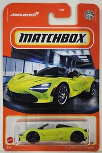 2022 Matchbox McLaren 720 Spider Lime Green 3/100 🕷 70 Years Anniversary - Picture 1 of 5