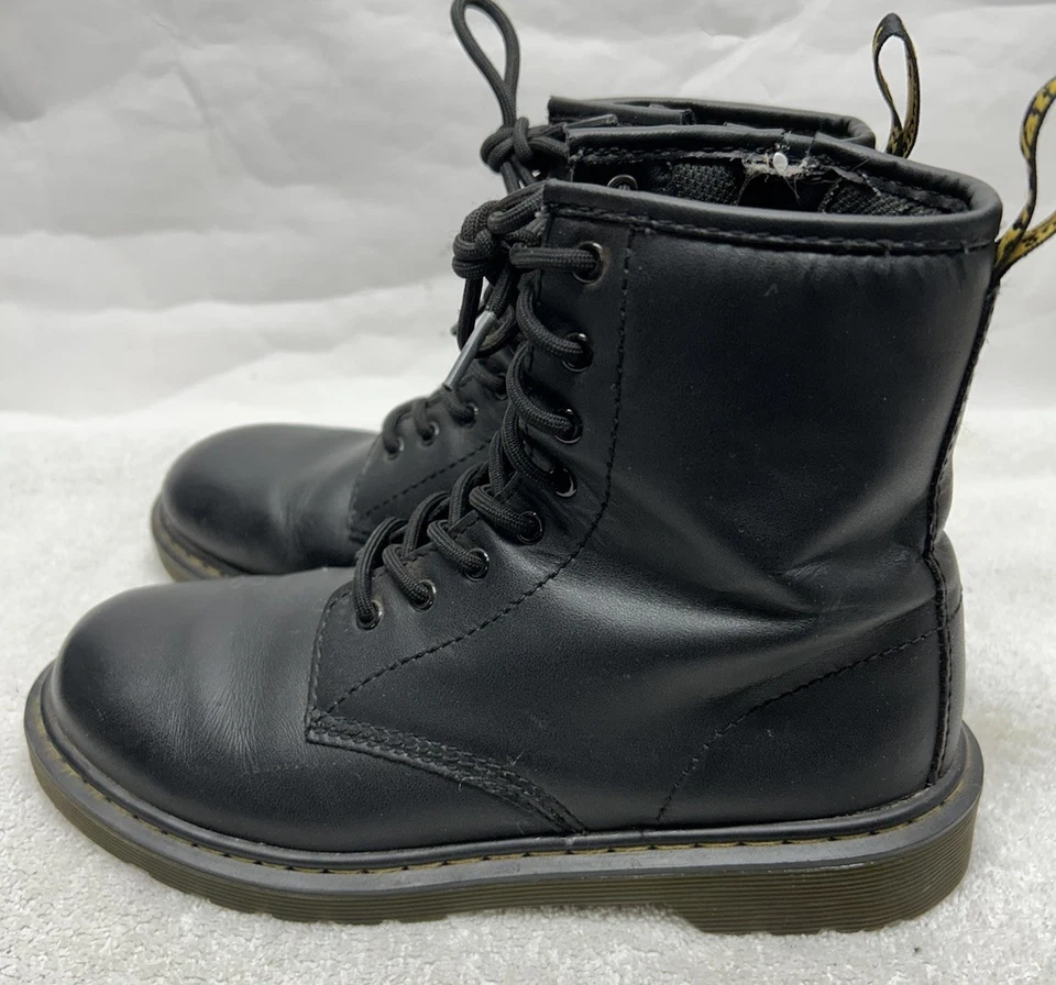 Dr Martens молодежи размер 5 коричневый кожаный мягкий T Delancy молнии ботинки - Изображение 1 из 4