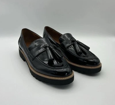 Franco Sarto Carolynn Tassel Chunky Sole Loafers Color Black Women’s Size 9 NEW - Image 1 of 4